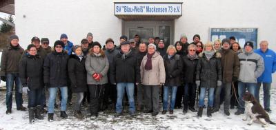 Rekordbeteiligung bei Winterwanderung des SV Mackensen