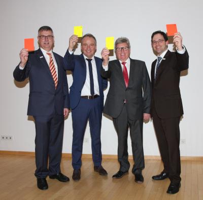 v.l. Stefan Gärtner, Lutz Wagner, Winfried Happ, Christian Henkel