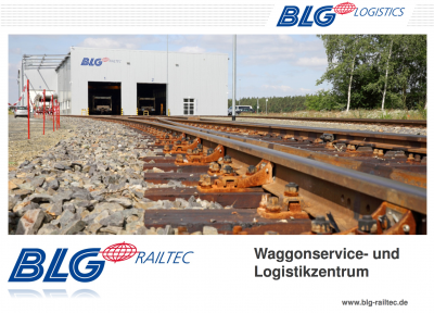Meldung: Danke an die BLG RailTec GmbH für die finanzielle Unterstützung