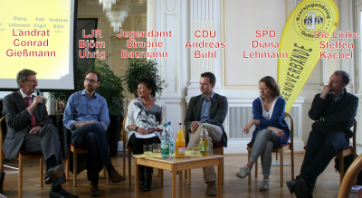 Vorschaubild : Podiumsdiskussion mit Landtagsabgeordneten zu Fragen der Jugendarbeit