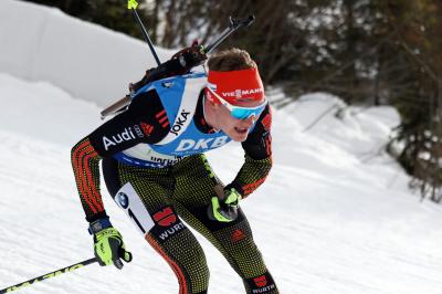Foto zur Meldung: Biathlon-WM Hochfilzen: Simon Schempp Weltmeister im Massenstart - Benedikt Doll auf Rang neun