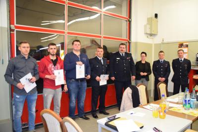 Jahreshauptversammlung der Freiwilligen Feuerwehr Düpow