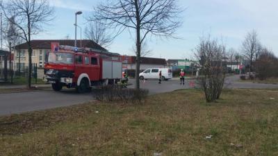 Foto zur Meldung: Feuerwehr Rehfelde bei Großübung dabei
