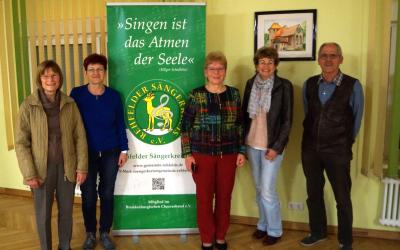 Foto zur Meldung: Vorstandswahlen beim Rehfelder Sängerkreis
