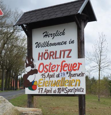 In Hörlitz wird am Ostermontag "um die Wette gewallert"