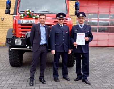 Foto: Torsten Woitera  (v.l.n.r.: Herr Göran Schrey, Herr Ulf Urban und Herr Frank Raum) (Bild vergr&ouml;&szlig;ern)