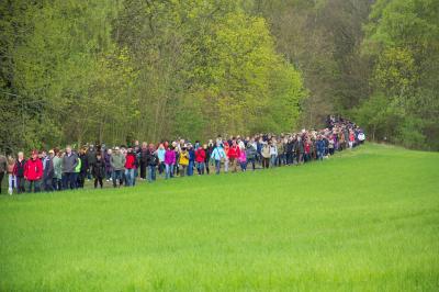 Die 24. MAZ-Osterwanderung lockt mehr als 1000 Ausflügler nach Schlenzer