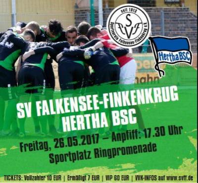 Hertha-Profis wieder zu Gast in Falkensee
