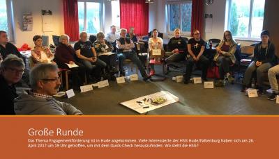 Foto zur Meldung: Mitmachen erwünscht: Workshop zum Thema Wertschätzungs- und Anerkennungskultur in der HSG Hude/Falkenburg