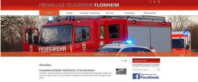 Website: Flonheimer Feuerwehr hat dank Förderung neue Internetseite