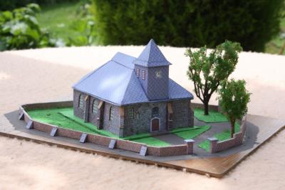 Modell Alte Kirche Körrenzig
