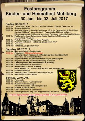 Programm Kinder- und Heimatfest (Bild vergr&ouml;&szlig;ern)