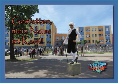 Nein, nicht Immanuel Kant selbst sondern die Falkenseer Kantschule feiert in diesem Jahr ihr  25-jähriges Bestehen.