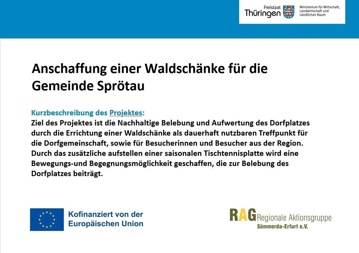 Waldschänke für Sprötau