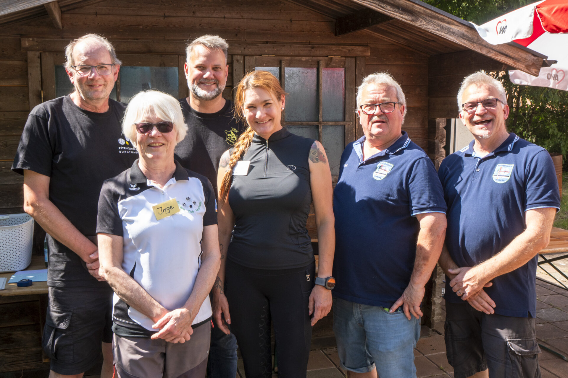 Die Helfer der Vereine mit dem 1. Bürgermeister