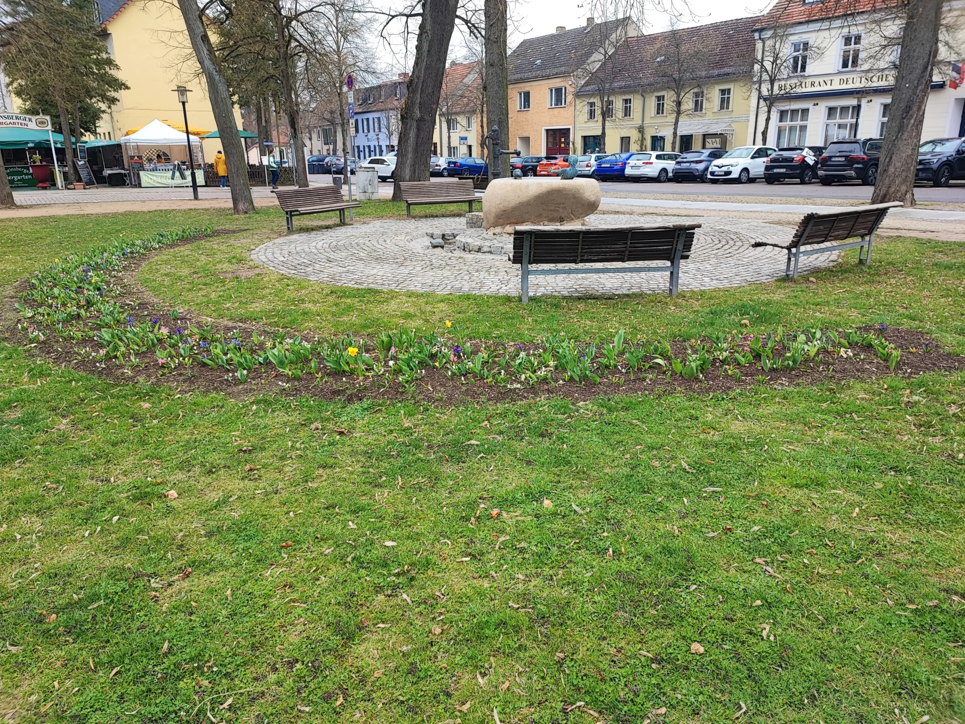 Frühblüher Brunnen