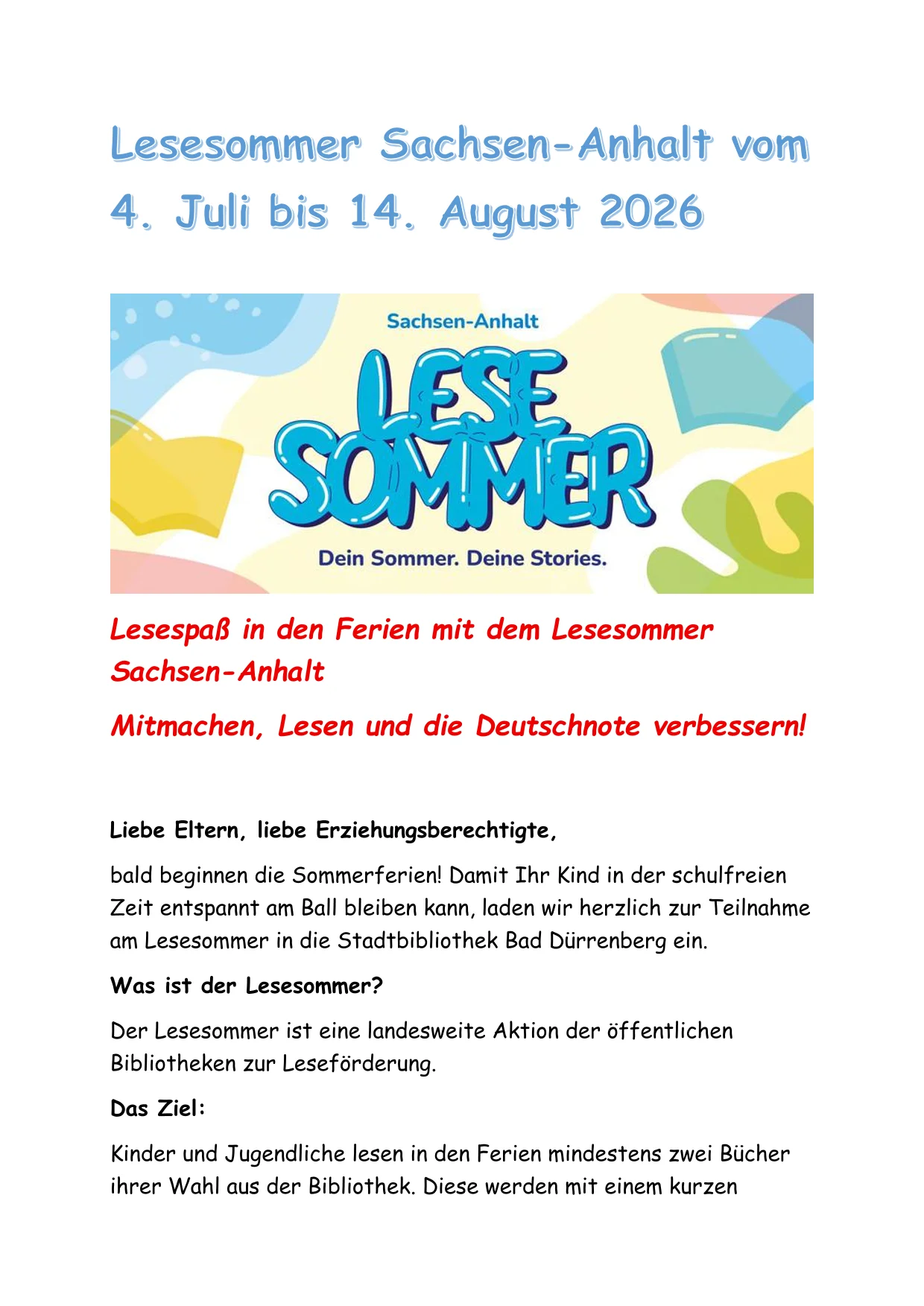 Lesespaß in den Ferien mit dem Lesesommer Sachsen-1