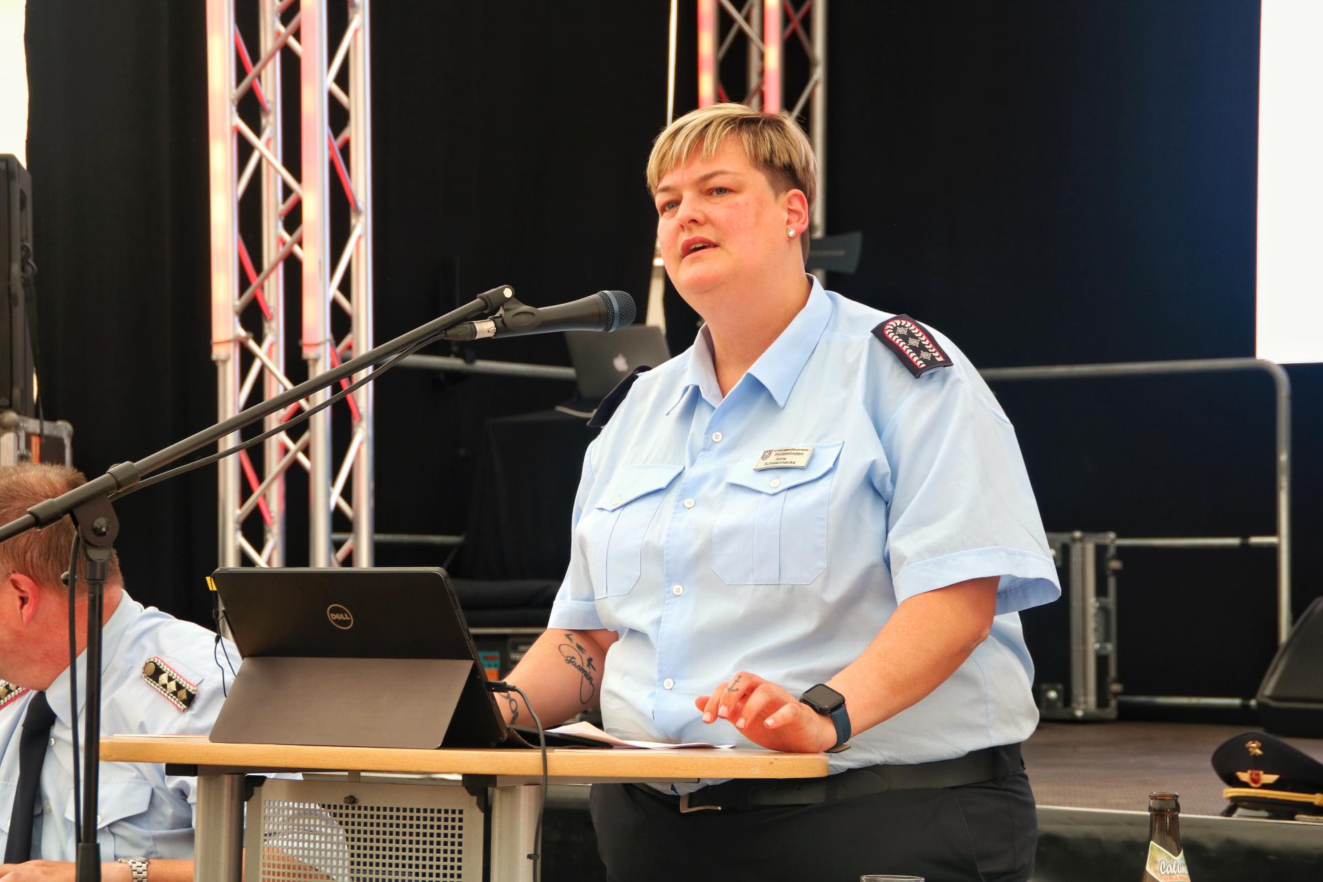 Kreisjugendfeuerwehrwartin Aline Schwannecke