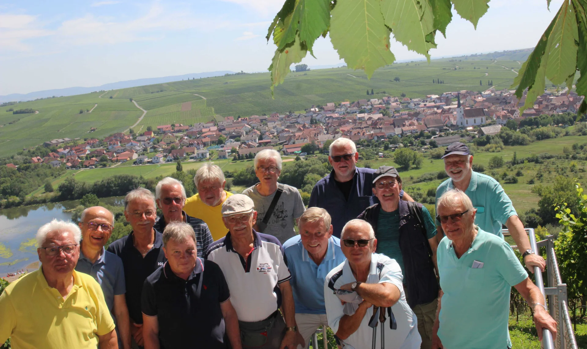 TSV-Männer-Gymnastik-Gruppe auf der Vogelsburg