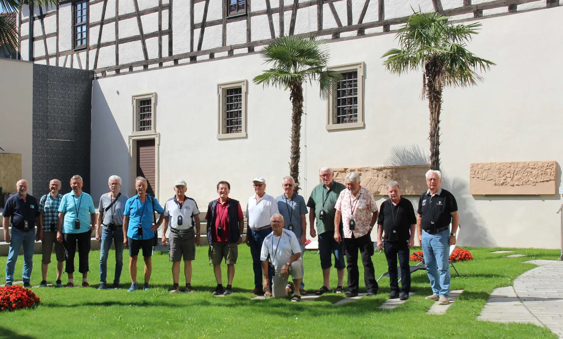 TSV-Männer-Gymnastik-Gruppe im Knauf-Museum in Iphofen