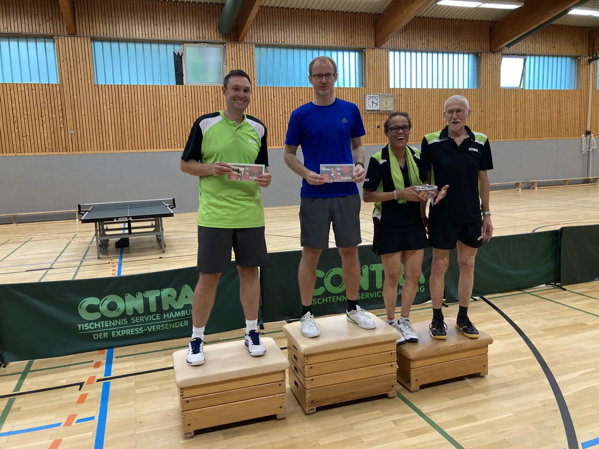 Podium Einzel B-Cup