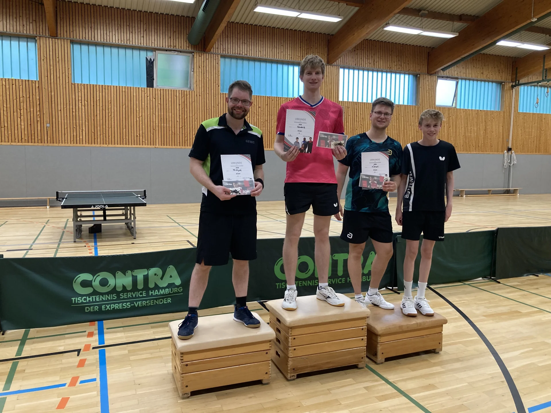 Podium Einzel A-Cup