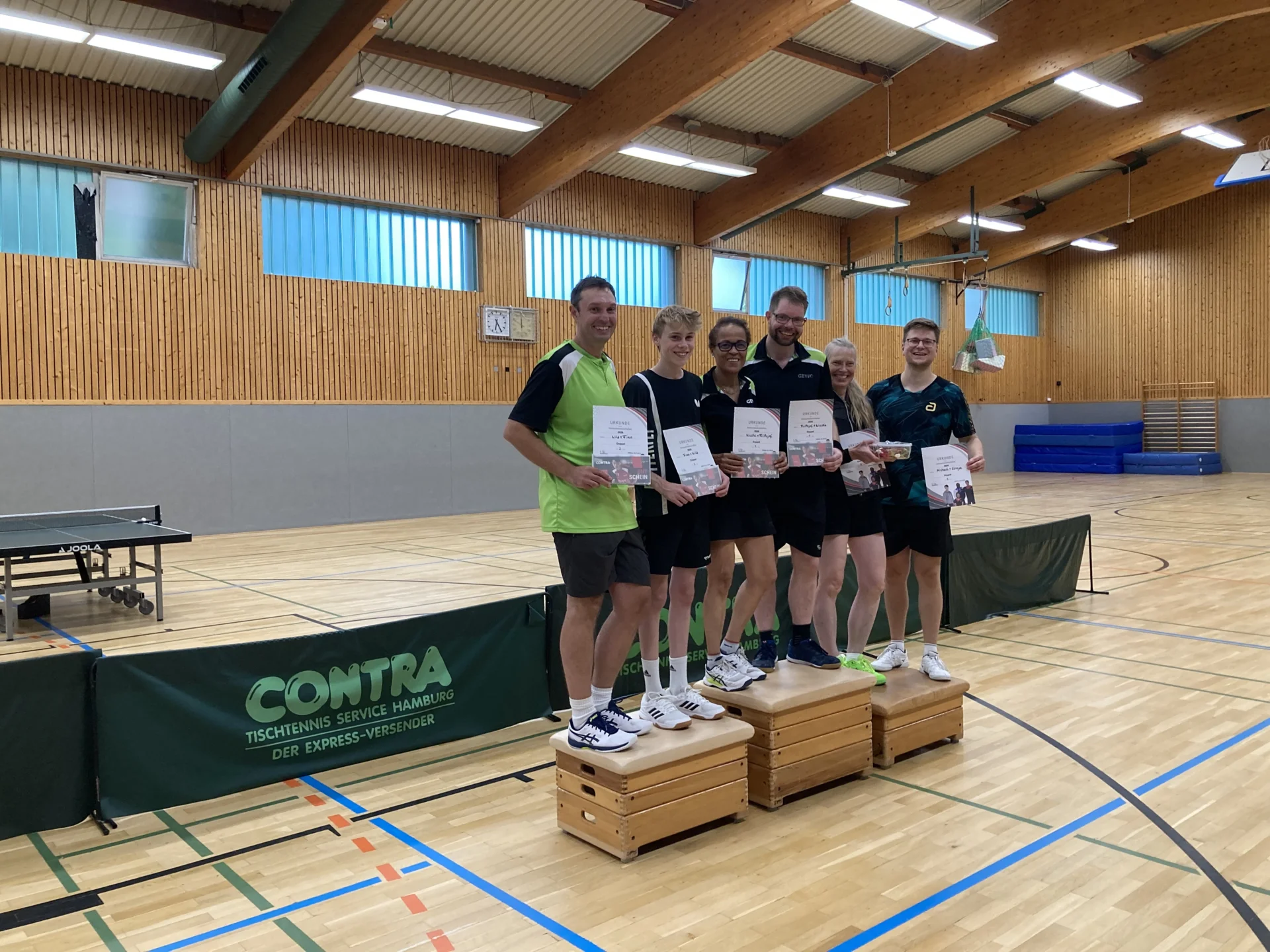 Podium Doppelkonkurrenz