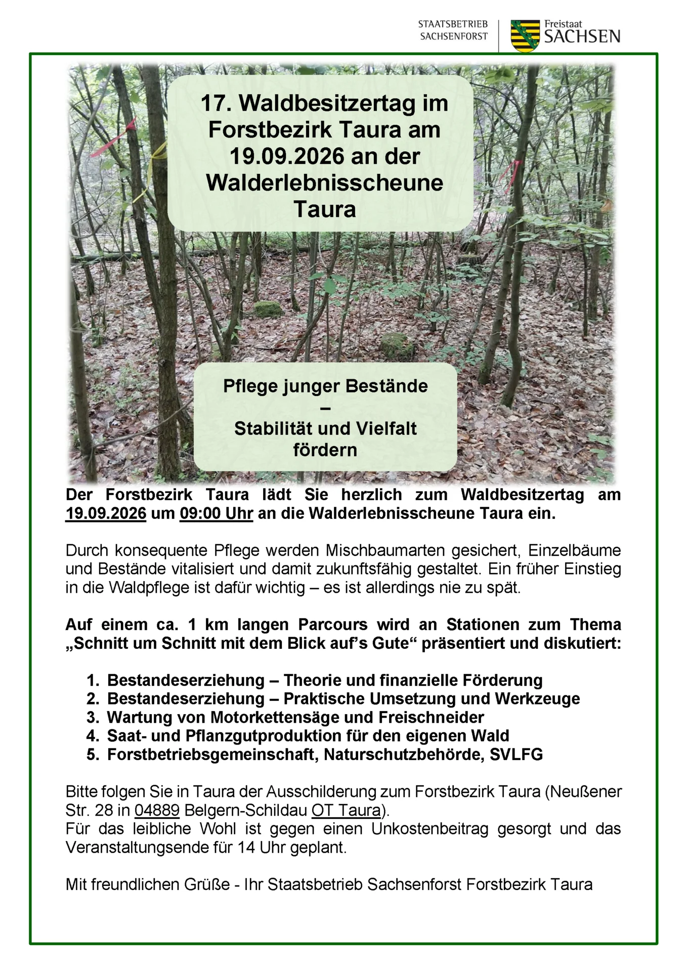 Waldbesitzertag 2026