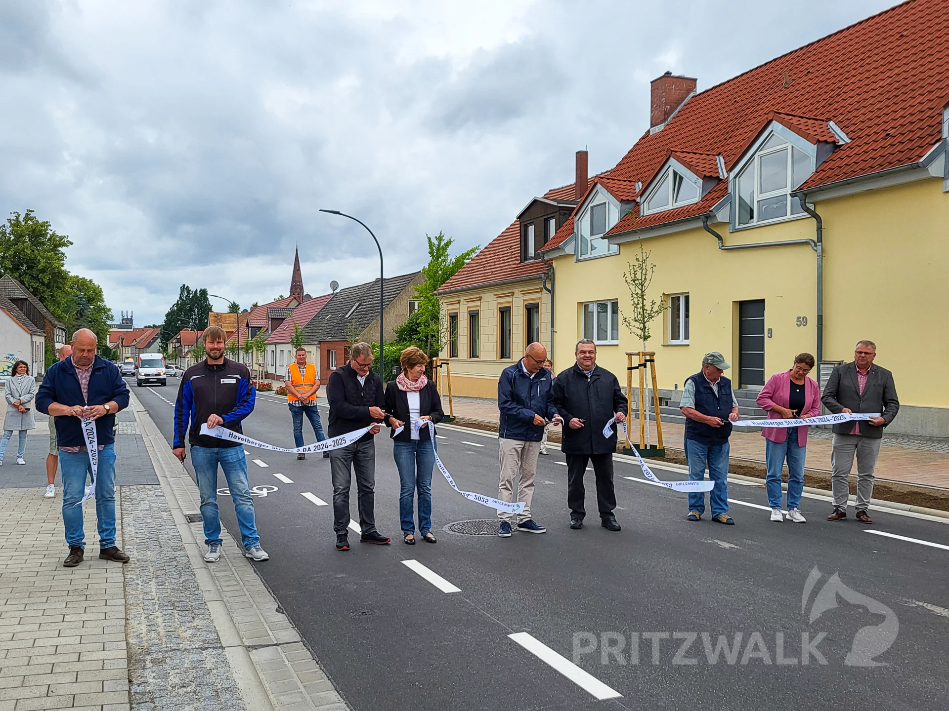 Die Havelberger Straße wurde wieder für den Verkehr freigegeben. Foto: Stadt Pritzwalk