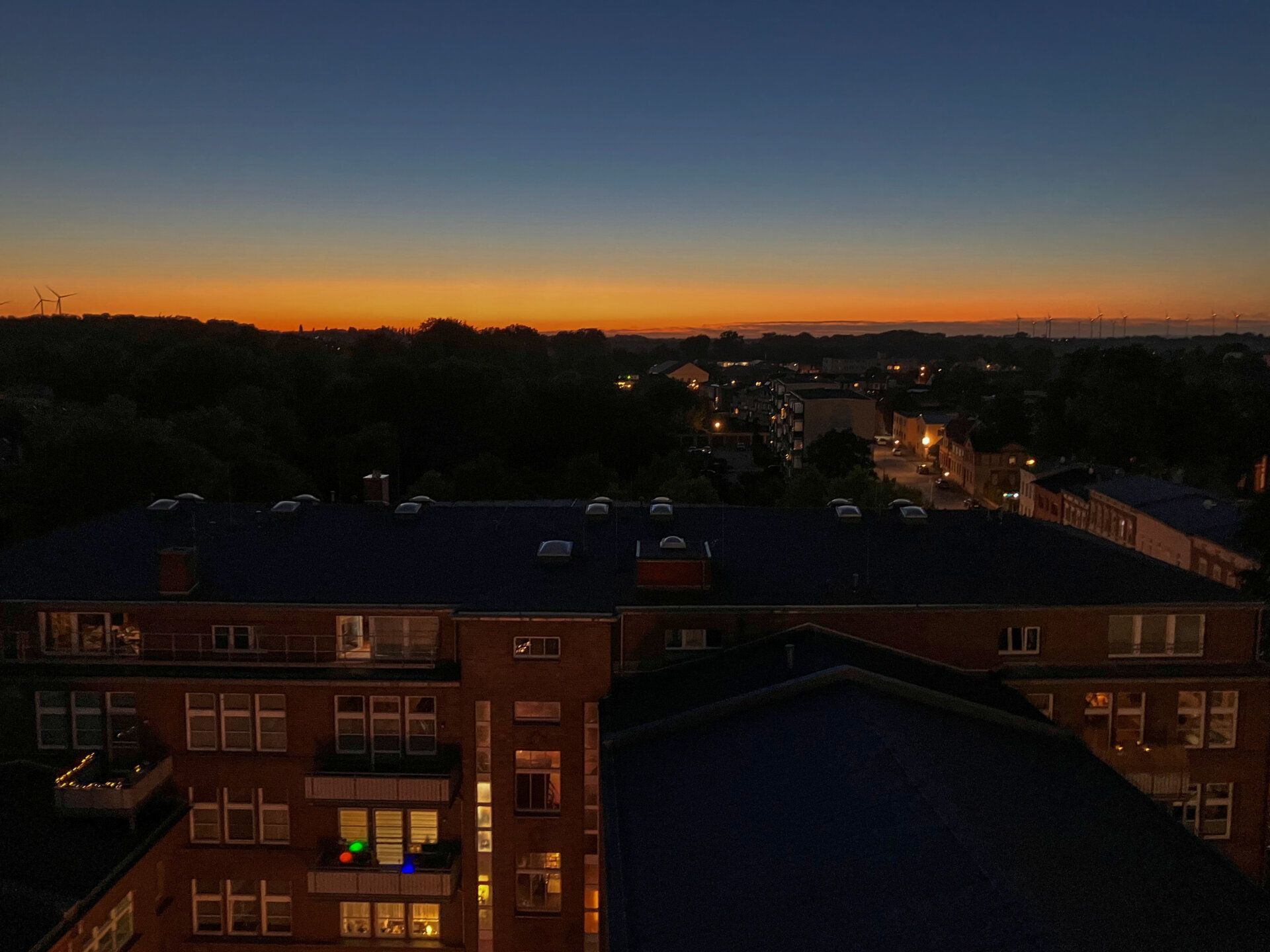 Abendstimmung über dem Museumshof. Foto: Privat
