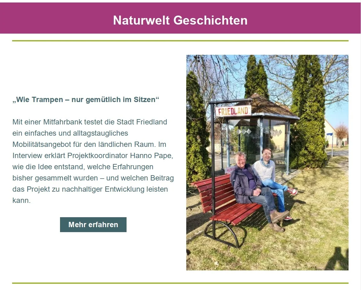 Hier geht´s zum Interview mit der Naturwelt Lieberoser Heide