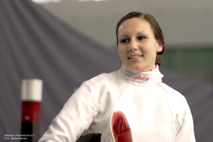 Carolin bei der Meisterschaft