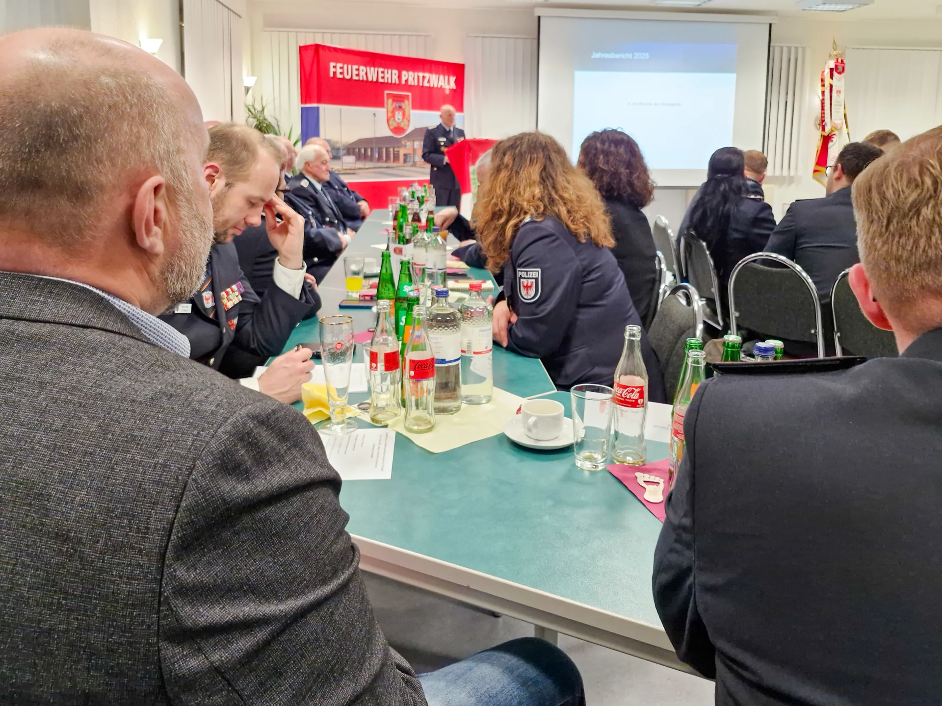Während der Jahreshauptversammlung. Foto: Stadt Pritzwalk