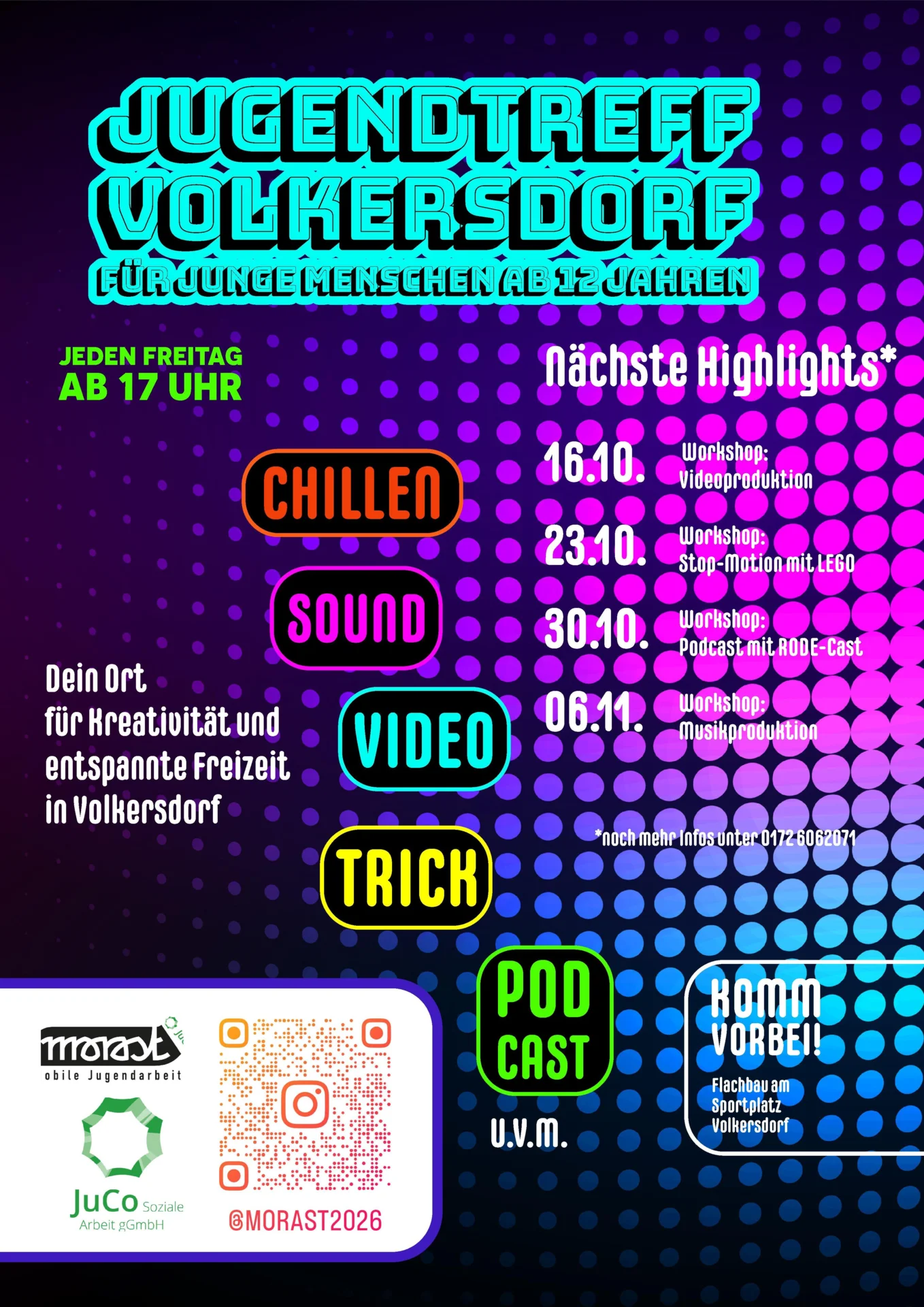 Flyer Jugendtreff Volkersdorf
