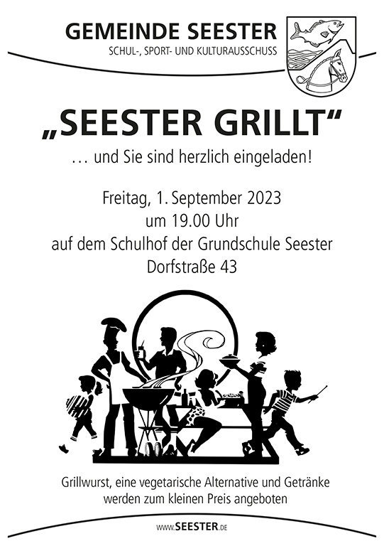 Seester grillt Flyer 2023
