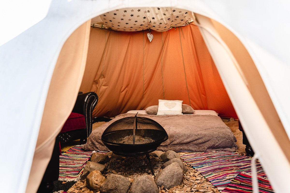 Übernachten im Tipi (©Seelenheil-Alpakas)