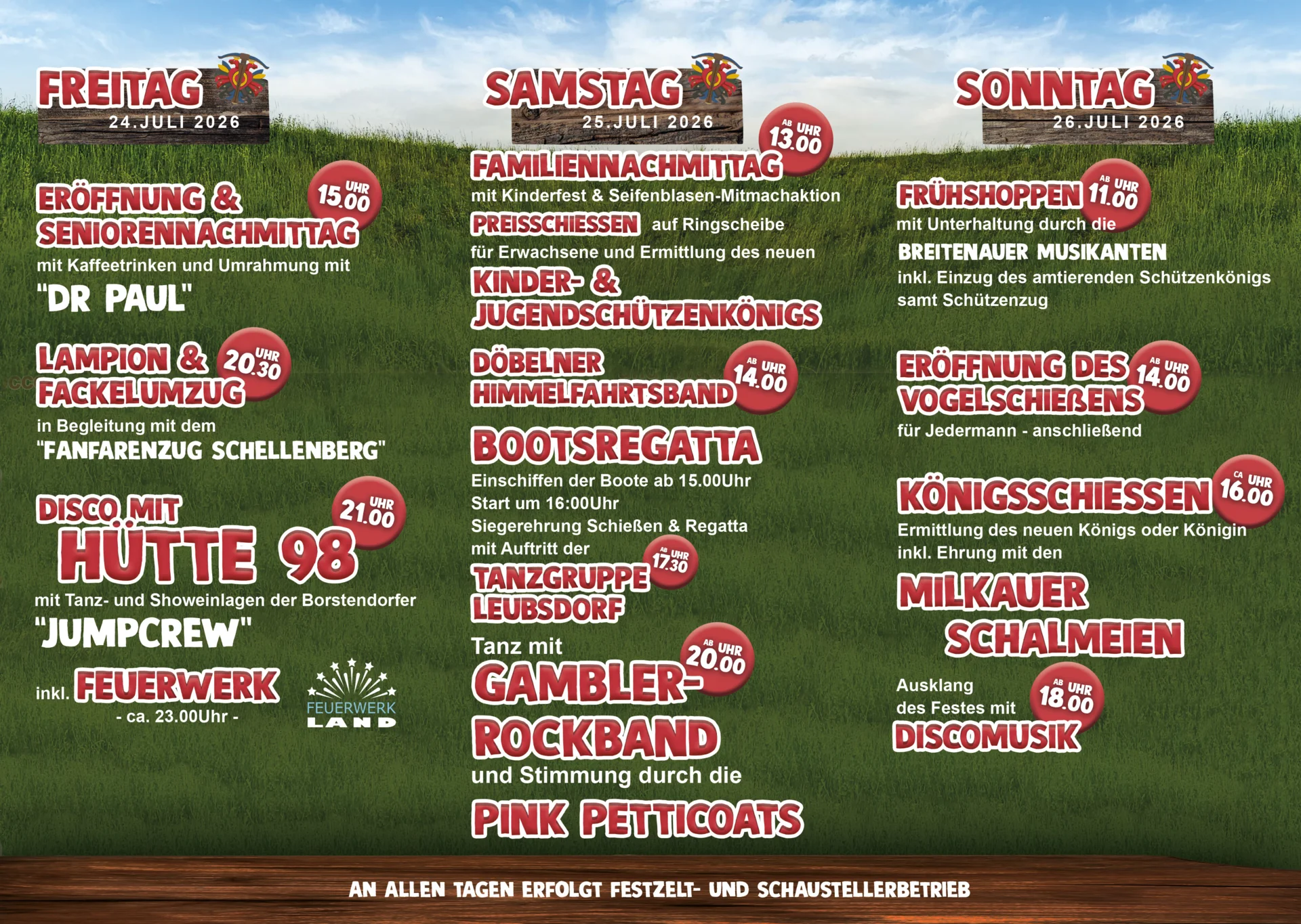 Schützen- und Brückenfest 2026