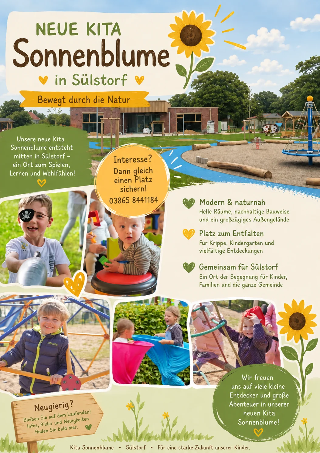 Neue Kita Sonnenblume in Sülstorf