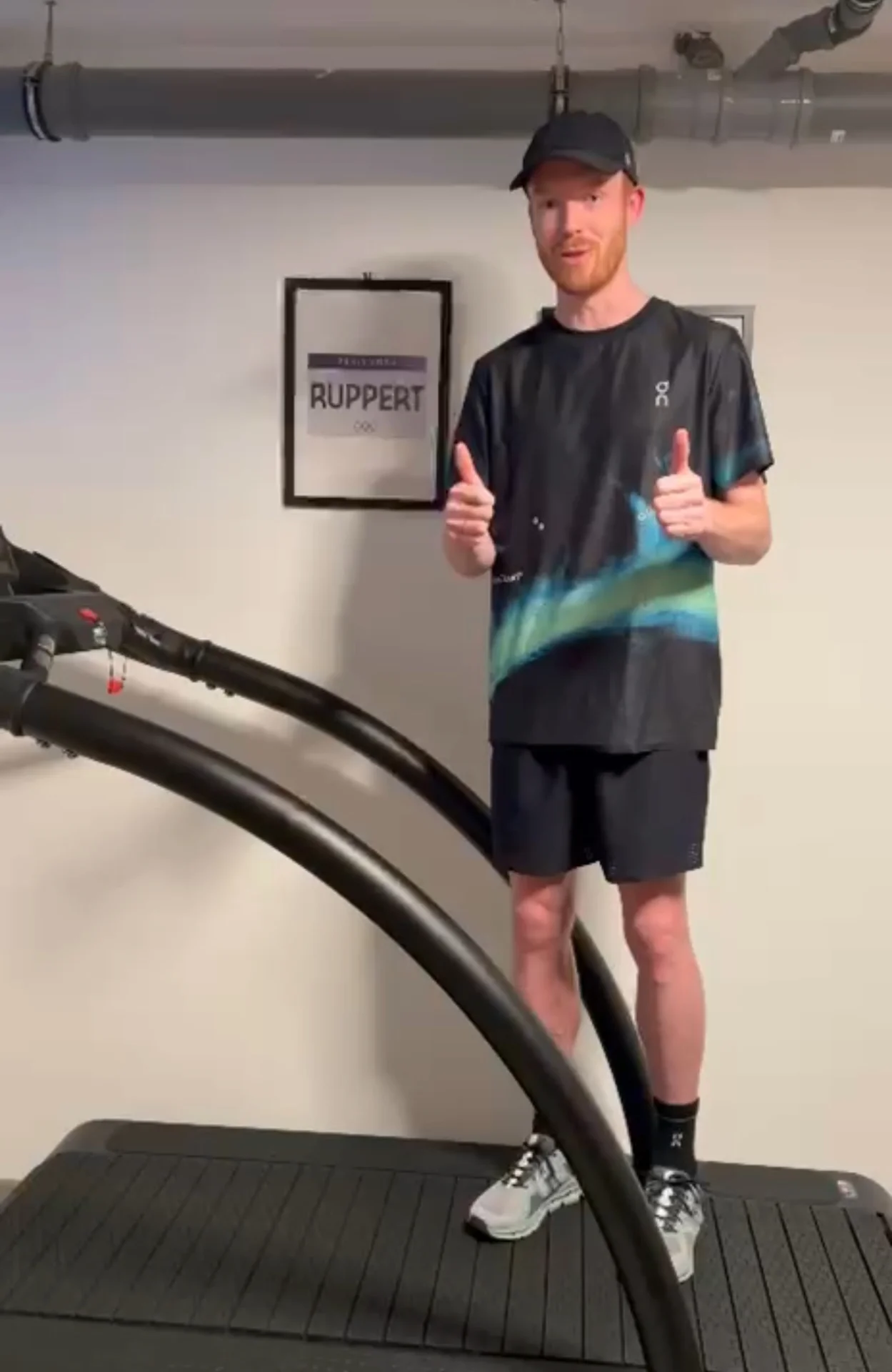 Freddy grüßt vom heimischen Laufband