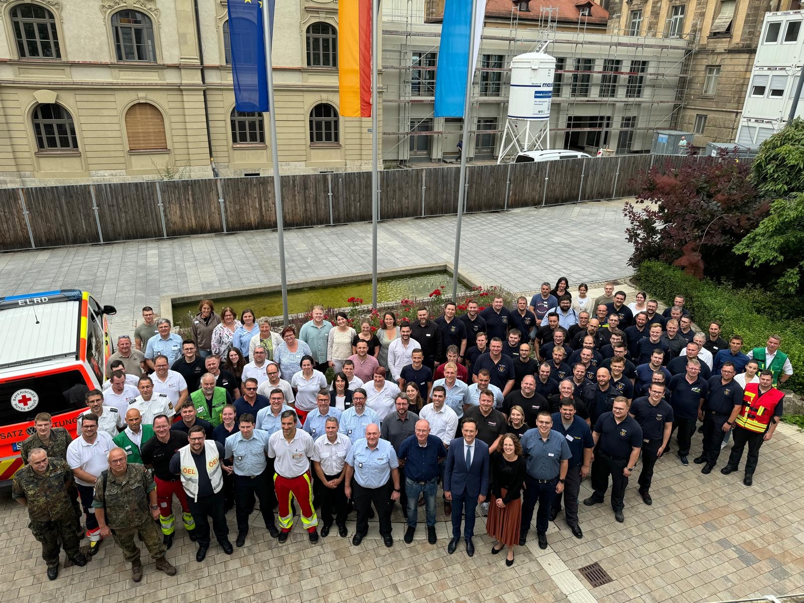 Gruppenfoto Katastrophenschutzübung