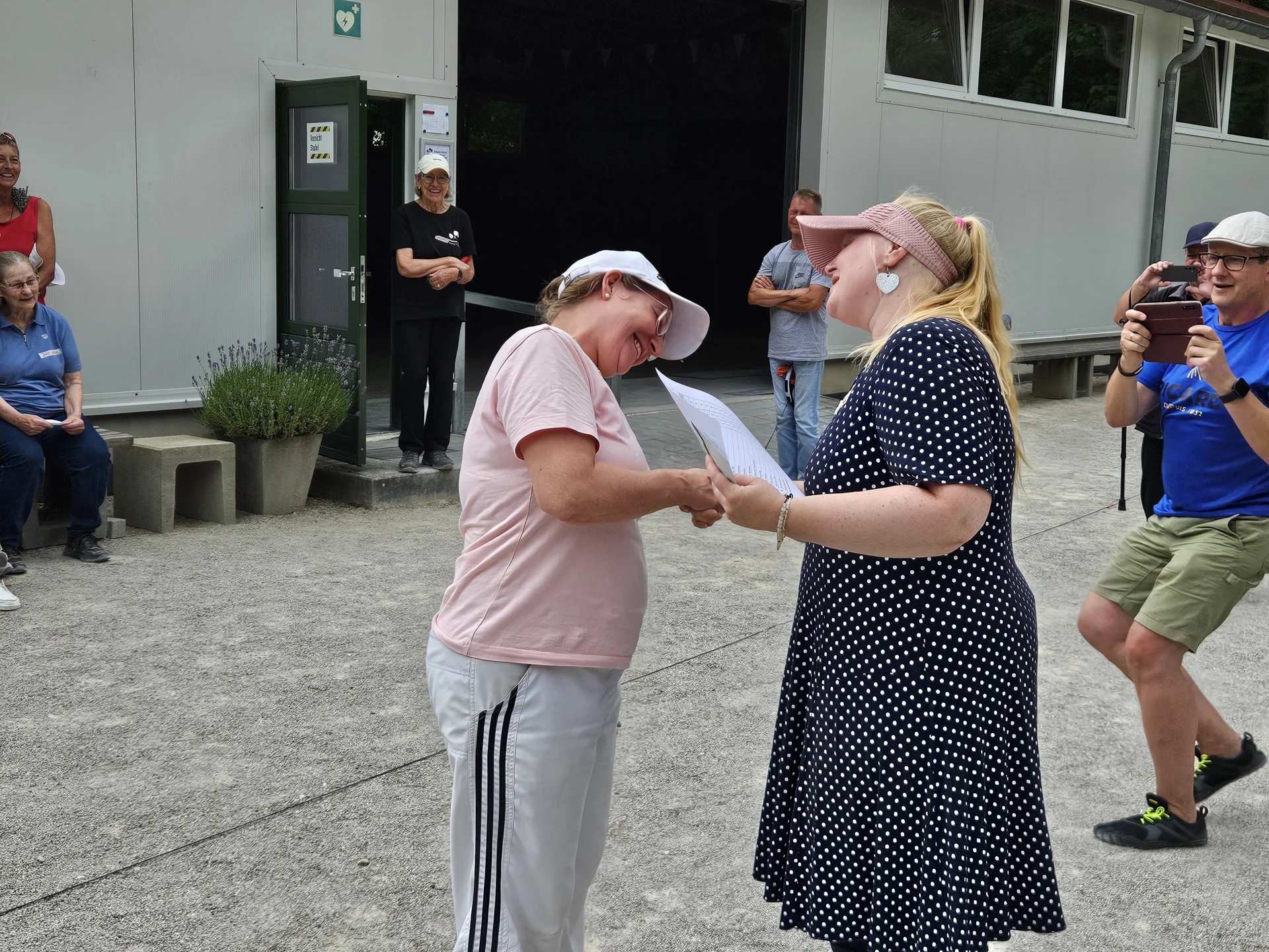 Preisverleihung an Sandrine