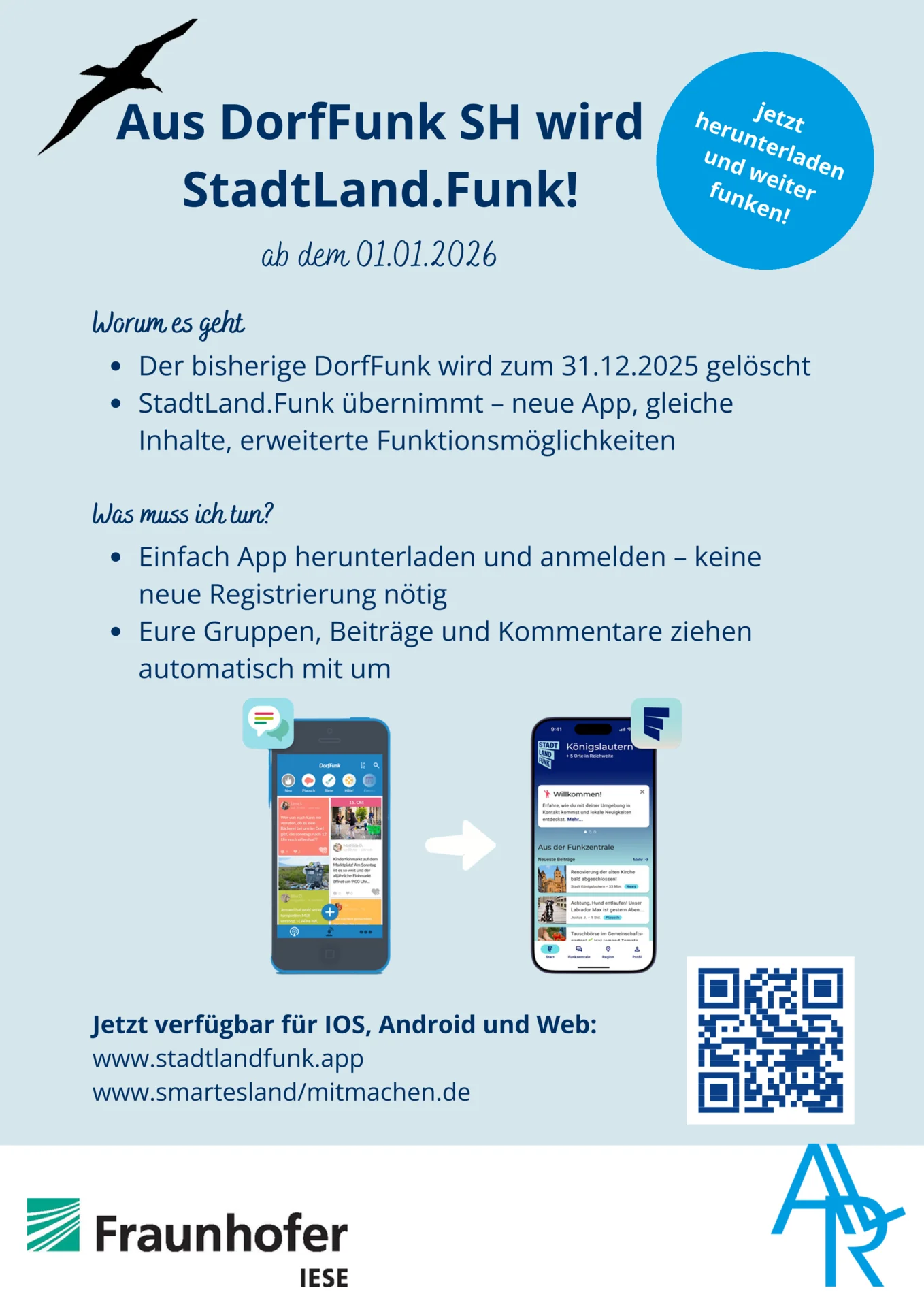 DorfFunk wird StadtLand.Funk