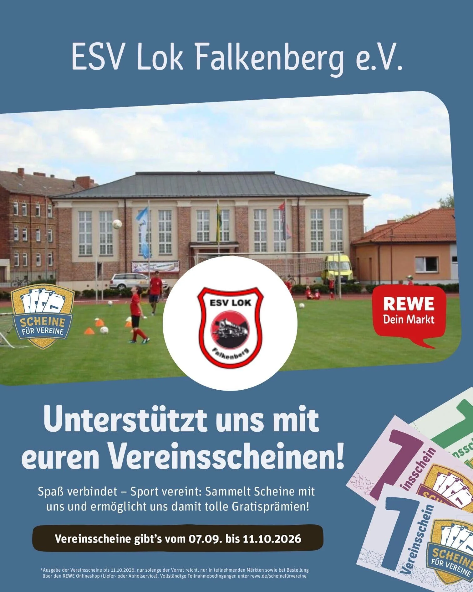 REWE - Scheine für Vereine