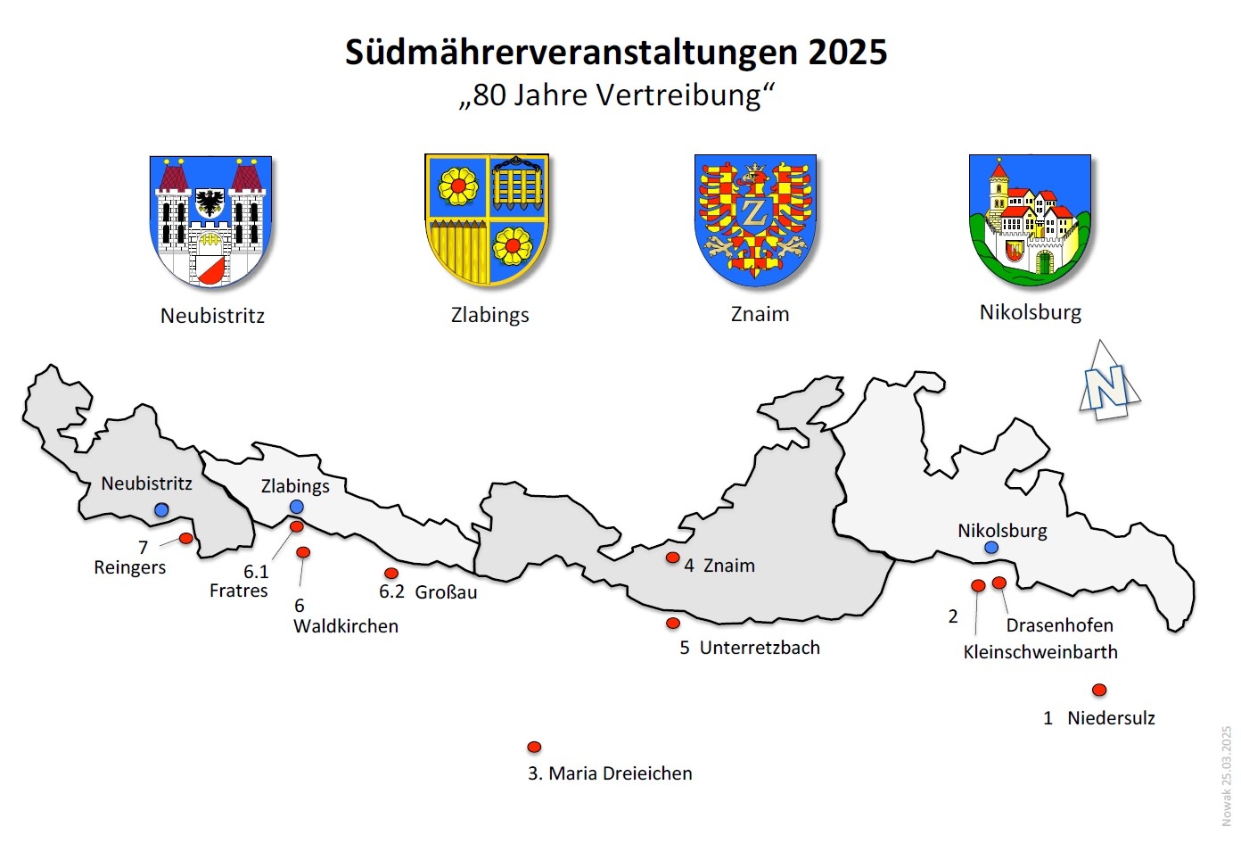 Südmährerveranstaltungen 80 Jahre Vertreibung 2