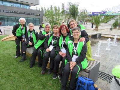 Foto zur Meldung: Unsere Frauen der FG II-Gruppe "Grüner Kaktus" beim Deutschen Turnfest in Berlin!