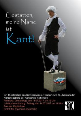 Semniarkurs "Theater" der Kantgesamtschule lädt zu Vorführungen am 13. und 14. Juli 2017.