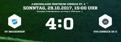 Meldung: Fußball: 4:0! Mackensen gewinnt das Spitzenspiel gegen Einbeck