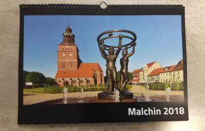 So sieht es aus das Titelbild des neuen Malchin-Kalenders.