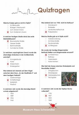 Foto zu Meldung: Quiz „Triptis im Wandel der Zeit“ – die Gewinner!
