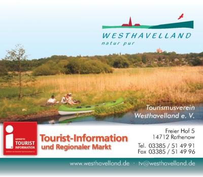 Unsere Tourist-Information für das Westhavelland.